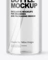 Clear Spray Bottle Mockup on Yellow Images Object Mockups