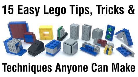 Top 15 Easy LEGO Building Tips, Tricks & Techniques Anyone Can Make ...