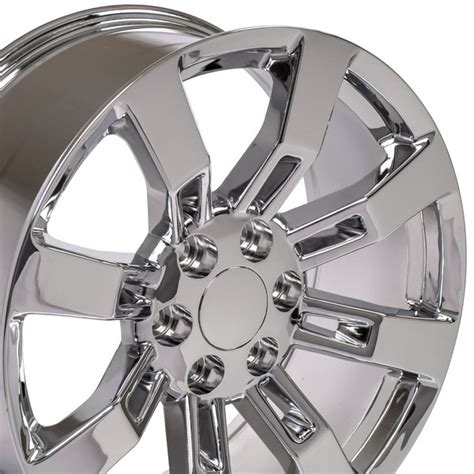 Cadillac Wheels - CA82 Cadillac Escalade Wheels - Chrome 20 in Cadillac Rims