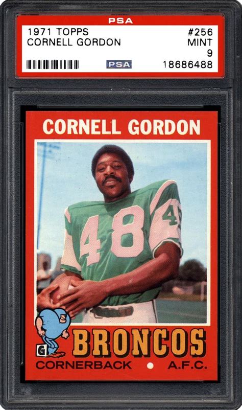 1971 Topps Cornell Gordon | PSA CardFacts®