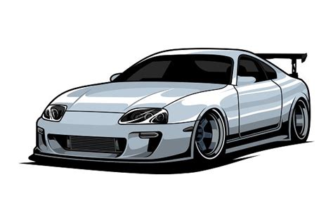 jdm car vector illustration | Pre-Designed Illustrator Graphics ~ Creative Market