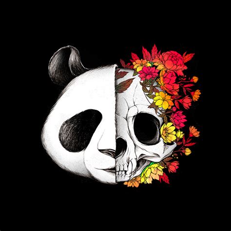 Panda Skull Rock Tshirt - Tobe Fonseca