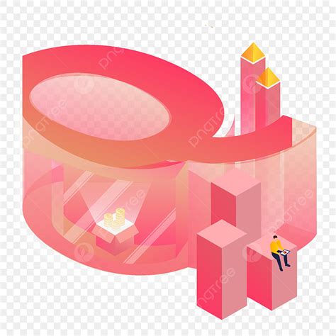 High Rise Building Vector PNG Images, Hand Drawn Cartoon Pink Building High Rise Elements ...