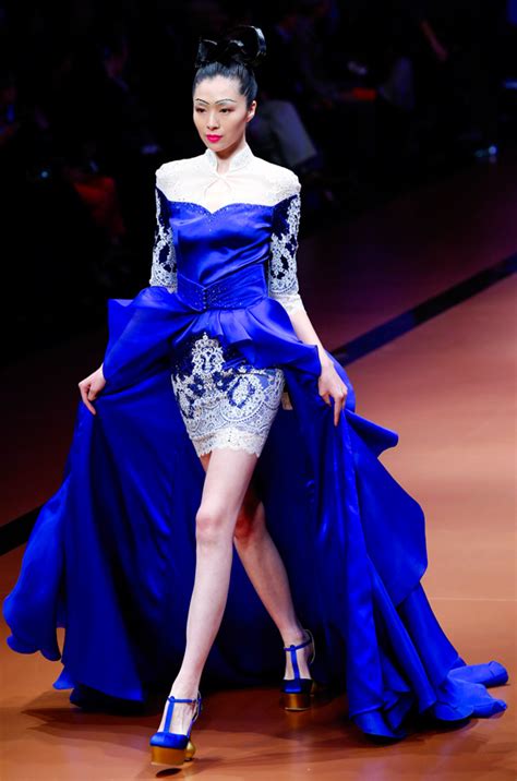 Beijing Fashion Week 2014 Students performs on Ramp