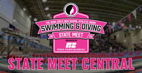 2020 State Swimming & Diving Meet Central - Iowa High School Girls ...