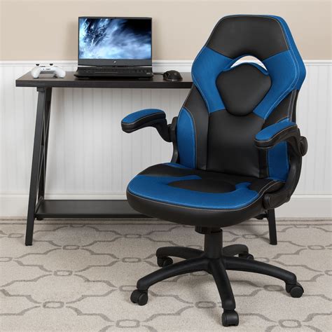 Flash Furniture X10 Gaming Chair Racing Office Ergonomic Computer PC Adjustable Swivel Chair ...