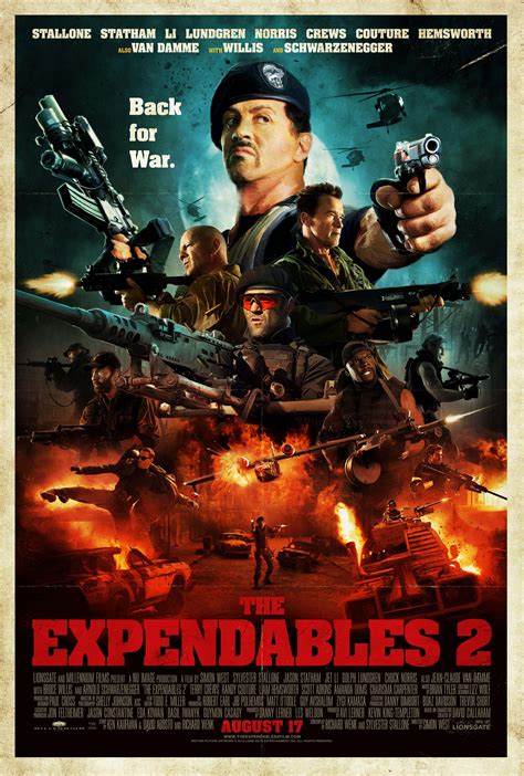 THE EXPENDABLES 2 Last Supper Poster