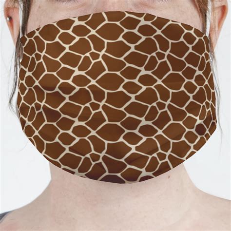 Giraffe Print Face Mask Cover (Personalized) - YouCustomizeIt