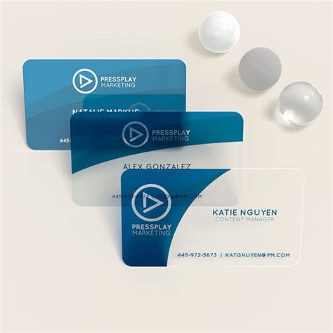 Plastic Business Cards Printing with Free Design Proof | UPrinting