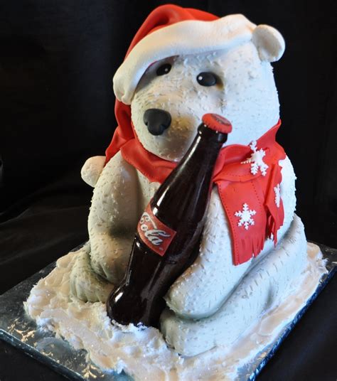 Coca Cola Christmas Bear - CakeCentral.com