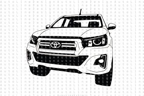 Toyota Hilux AN120 AN130 Truck Pick up Svg Pdf Dxf Eps Png | Etsy | Toyota hilux, Toyota, Stencils