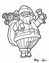 The Best Santa Coloring Pages To Color This Season  Skip My Lou sketch template