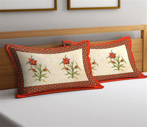 Pillow Cover: Buy Cotton Pillow Cases Online at Best Price | Wooden Street