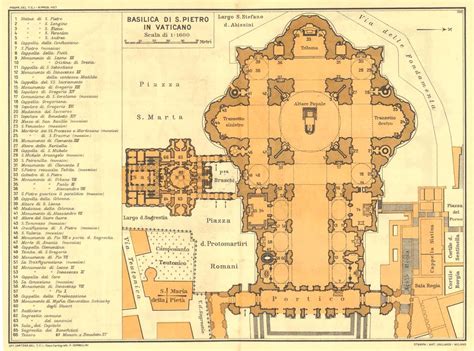 st peter's basilica plan - Google 검색 | St peters basilica, Renaissance ...