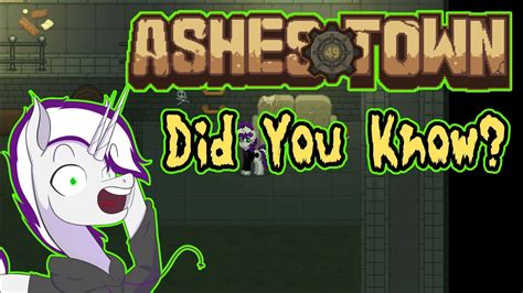 6 Things You Didn't Know About Ashes Town - YouTube