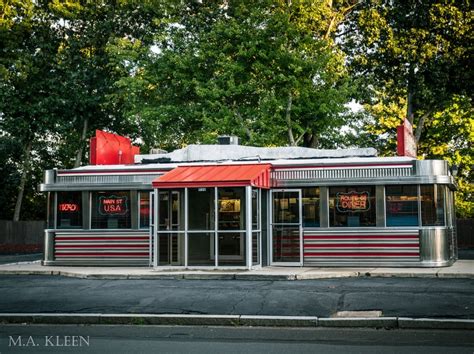 Route 66 Diner in Springfield, Massachusetts. Photo by Michael Kleen ...