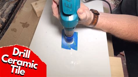 How to Drill a Hole in Porcelain or Ceramic Tile - YouTube