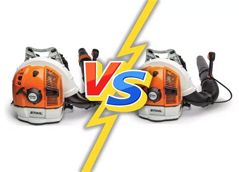 Stihl BR 700 VS BR 700 X - Spec & Feature Comparison