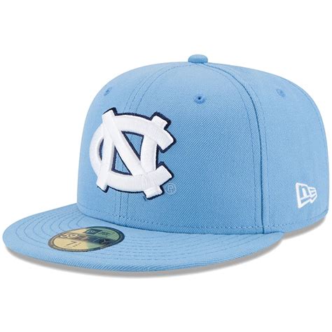 North Carolina Tar Heels New Era Basic 59FIFTY Fitted Hat - Carolina Blue