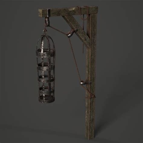 3D model Gibbet Cage VR / AR / low-poly | CGTrader