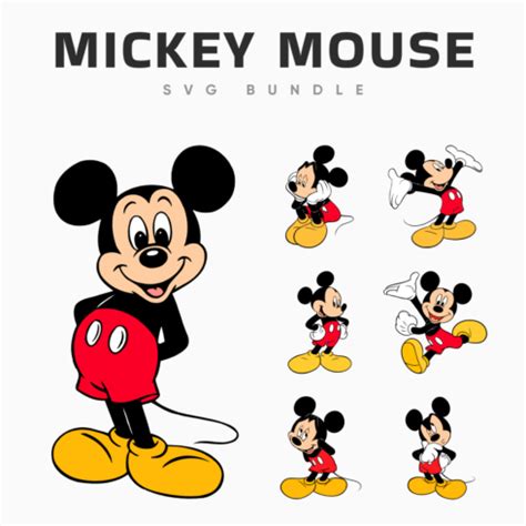 Mickey Mouse SVG Bundle – MasterBundles