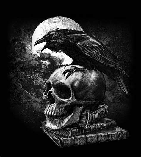 Poe's Raven in 2020 | Dark art tattoo, Fantasy posters, Gothic wallpaper