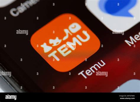 Temu app logo hi-res stock photography and images - Alamy