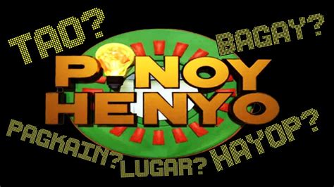 Pinoy Henyo Word Part 4 Five Categories - YouTube