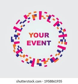 Pixelated Abstract Circle Event Logo Stock Vector (Royalty Free) 1958861935 | Shutterstock