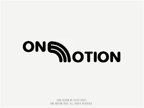 One of the Best Logos in the World - One Motion Logo by Tadas Sokolovas on Dribbble