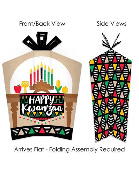 Big Dot of Happiness Happy Kwanzaa - Table Decorations - Fold and Flare ...