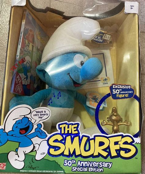 Best Smurfs 50th Anniversary Special Edition Plush for sale in ...