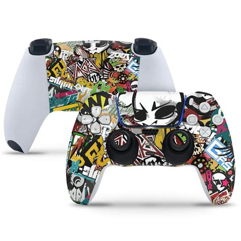 PlayStation 5 Controller Skin - Sticker Bomb Warrior – SkinsLegend