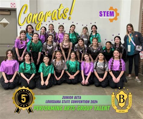 Junior Beta Books Ticket to Nationals | STEM Magnet Academy