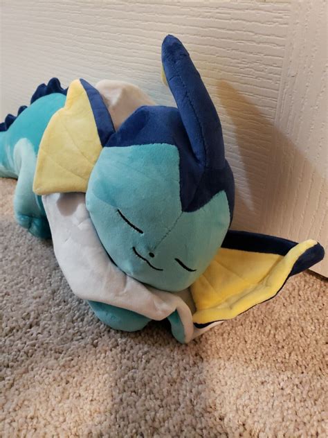 Mavin | Licensed Pokemon Center Sleeping Vaporeon Plush 21"