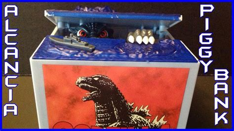 Review Godzilla Piggy Bank - Alcancia I en espanol - YouTube