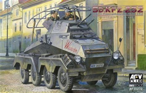 SdKfz 232 8-Rad Early Type Schwerer PzSpahWg 1/35 AFV Club