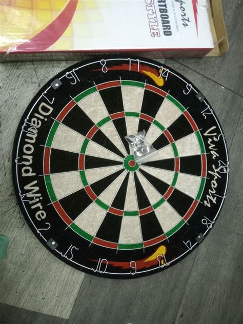 Viva Sports Diamond Wire Dart Board, Hobbies & Toys, Toys & Games on ...