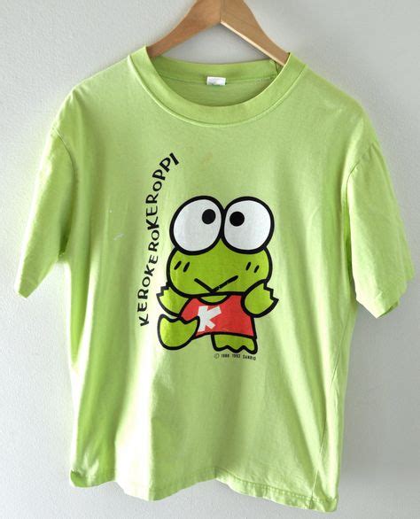 Authentic Vintage Sanrio T-Shirt. Keroppi in 2020 | Sanrio, Aesthetic ...