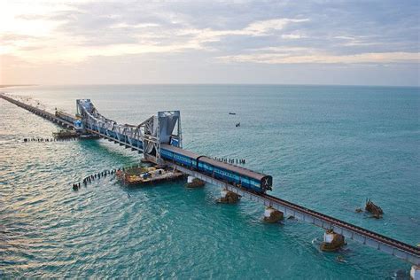 Rameshwaram bridge | Pamban bridge, Travel route, India travel