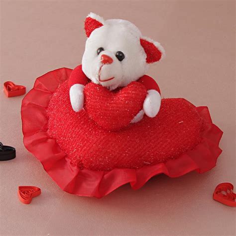 Adorable Teddy Heart Soft Toy - Giftteens-Buy Gifts Online