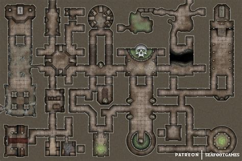 FREE Lich's Lair 40x60 Mega Battlemap! [OC] : r/Roll20