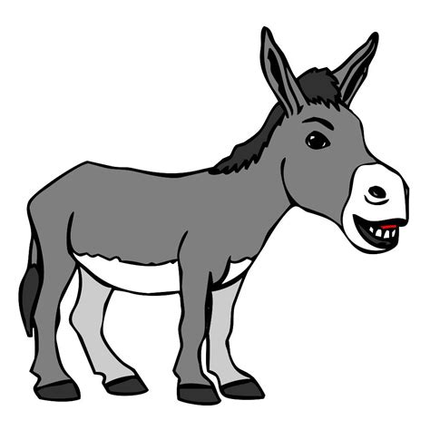 Simple Donkey Drawing | Free download on ClipArtMag