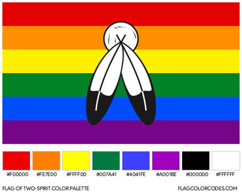 Two-Spirit flag color codes