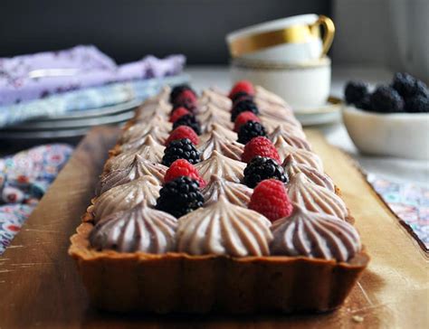 Mixed Berry Lemon Custard Tart - Of Batter and Dough