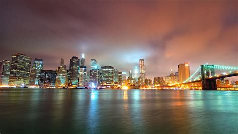 Brooklyn Bridge Lights - 1920x1080 Wallpaper - teahub.io