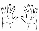 Pin On Hands Coloring Pages sketch template