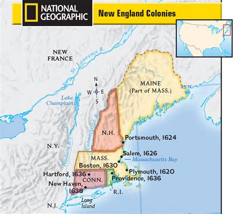 The Thirteen American Colonies Mpas