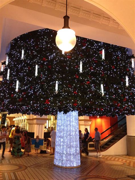 Christmas tree ( 2013 ) in QVB Sydney, Australia, Christmas Tree, Lamp, Lighting, Home Decor ...