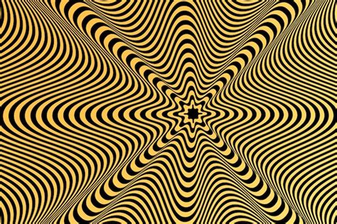 Free Vector | Psychedelic optical illusion background